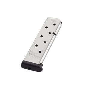 Chip McCormick Railed Power Mag 1911 45 ACP Magazine - 8 Round (Stainless Steel)
