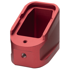 Strike EMP Red Extended Mag Plate for Glock G17/G22 Aluminum