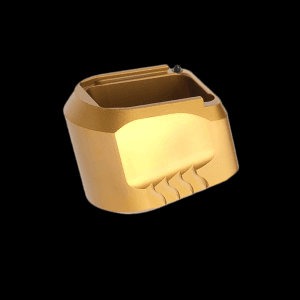 Tyrant CNC Magazine Extension 9mm/40 S&W Fits S&W M&P Full-Size Black Aerospace Grade Aluminum