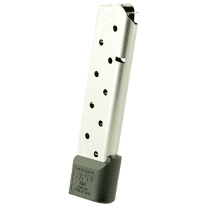 Chip Power Mag 10rd Railed 45 ACP for 1911 with Base Pad