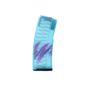 Amend2 AR-15 223/5.56/300 Blackout Jazz Mod-C Magazine - 30 Round (Translucent Teal)