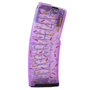 Amend2 MOD-C AR-15 223/5.56/300 Blackout Translucent Pink Sprinkle Donut Magazine - 30 Round (Translucent Pink)