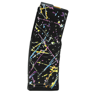 Amend2 Mod-3 223/5.56/300 Blackout AR-15 Neon Splatter Magazine - 30 Round (Polymer)