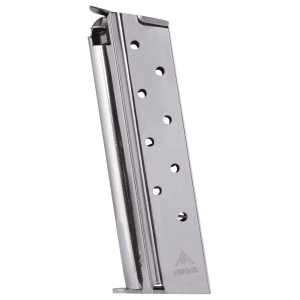 Mec-Gar Standard Nickel Detachable Mag 1911 10mm Auto 8rd for Government