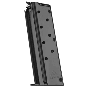 Mec-Gar 1911 Officers 9mm 8rd Black Carbon Steel Mag