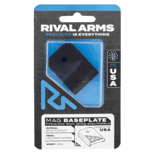 RIVAL ARMS For Glock (Not 36 42 43 48) 9mm Mag Baseplate