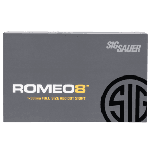 Sig Sauer Electro-optics Romeo8t  Sig Sor81003  Romeo8t 1x38  Cir Dot .5 Moa     Fde