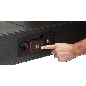Hornady Rapid Safe AR Gunlocker RFID Keypad Black Steel Gun Safe
