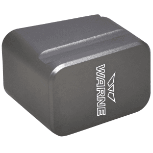 Warne Glock Mag Extension Gray Aluminum Adds 5rds for Glock 19