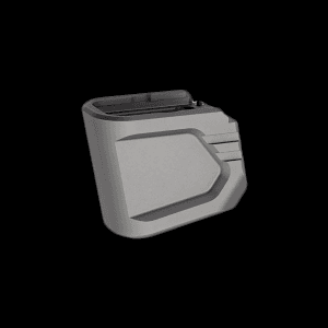 Tyrant Magazine Extension Gray for Glock 43x/48 Aluminum