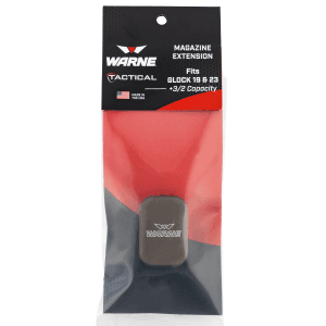 Warne Mag Extension FDE for Glock 19/23 Mags +3rds 9mm  +2rds .40