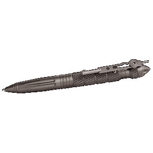 Uzi Accessories Tactical Pen with Glass Breaker Gun Metal Aluminum
