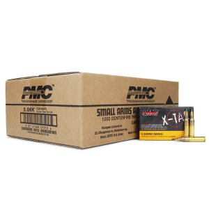 PMC X-TAC 5.56 NATO 62 Gr Green Tip LAP (Case)
