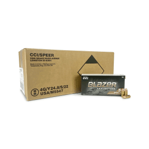 Blazer Brass 9mm 124 Grain FMJ Ammo (Case)