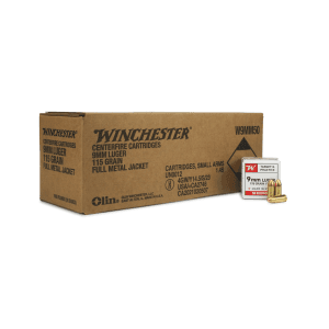 Winchester Target & Practice 9mm 115 Gr FMJ (Case)
