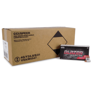 CCI Blazer Aluminum 9mm 115 Gr FMJ (Case)