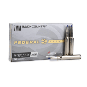 Federal Premium 7mm Backcountry 170 Gr Terminal Ascent (Box)