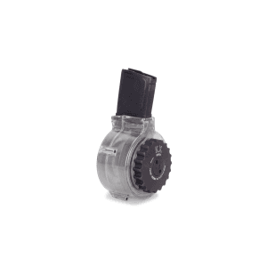 KCI 223/5.56/300 Blackout AR-15 Drum Magazine - 50 Round (Transparent Polymer)