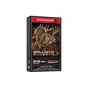 Winchester Ballistic Silvertip 30-06 Springfield 150 Grain Rapid Controlled Expansion Polymer Tip Ammunition (Box)