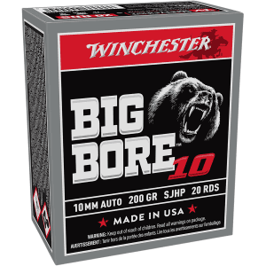 Winchester Big Bore 10mm 200 Gr Semi Jacketed Hollow Point (Box)