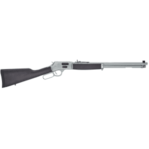 Henry Big Boy 357 Mag Lever 20 10+1 Chrome Stained Hardwood Wood