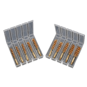 Otis FG380BP Variety Brushes  MultiCaliber RiflePistol Firearm Bronze Bristles 10 Pk.