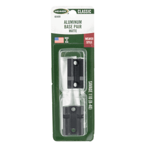 Weaver Mounts Side Mount  Weav 48489 Bse Pair Sav 110 8-40 Blk