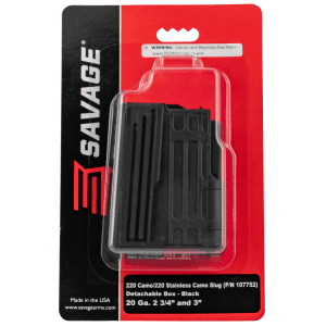 Savage Arms 220 Magazine 20ga 2rd Steel Black