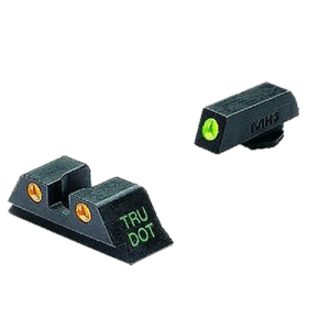 Meprolight Tru-Dot Fixed Night Sights for Glock 20/21/29/30 Green/Orange Steel 10222O