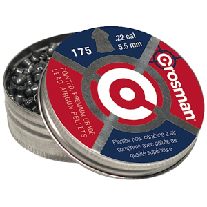 Crosman Premier .22 Caliber Pointed Pellets 175 Pack (Box)