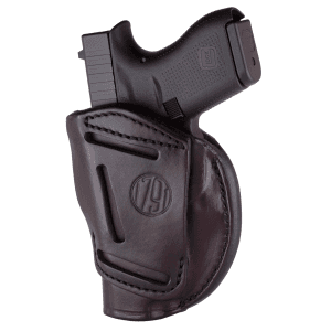1791 Gunleather 4-way Right Hand Pistol Leather Belt Clip Holster 1911 3-4 4WH1SBRR