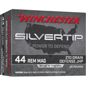 Winchester Silvertip 44 Mag 210 Grain JHP W44MST (Box)