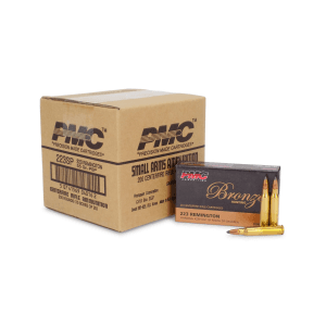 PMC Bronze 223 Remington 55 Gr Pointed Soft Point (Case)