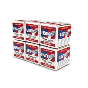 Winchester USA Target Pack 9mm 115 Gr FMJ (Range Bundle)