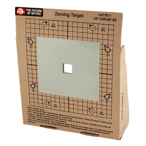 ATN Thermal Cardboard Target Zeroing Targets  3 Pack (Brown)