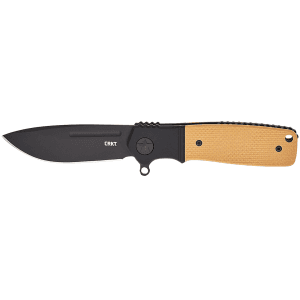 CRKT Homefront Compact 2.91 Inch S35VN Blade Black/Tan G10 Handle