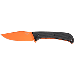 Hogue Extrak Fixed Clip Point Knife Black G10 Blaze Orange