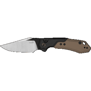 Kershaw Launch 19 Automatic Knife Black Aluminum Brown G10 Handle