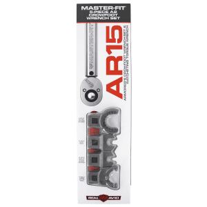 Real Avid MasterFit 5 Piece Gray Red Crowfoot Wrench Set