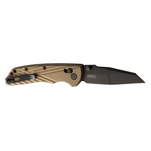 Hogue Deka Folding Knife 3.25 Wharncliffe FDE Textured Handle