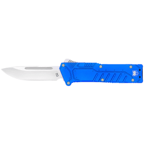 CobraTec Special Forces OTF Knife Blue Drop Point Blade