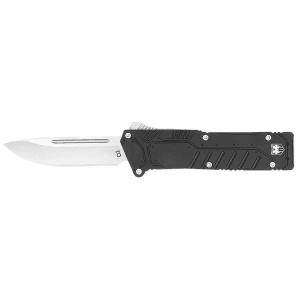 CobraTec Special Forces OTF Knife D2 Steel Black Aluminum Handle