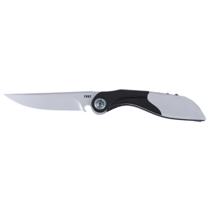 CRKT Nucleus Folding Knife 3.19 Inch 12C27 Blade Black Red Handle