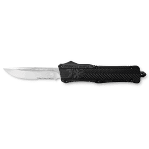 Cobra Tec CTK-1 OTF Knife Black D2 Steel Drop Point Blade