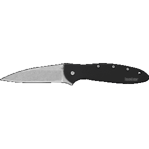 Kershaw Leek 3 Folding Knife Black Aluminum Handle 14C28N Steel