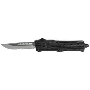 Cobra Tec CTK-1 Small Drop Point OTF Knife Black Handle