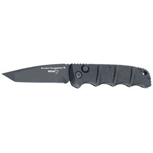 Boker Plus Kalashnikov Auto Tanto D2 Blade Black Handle