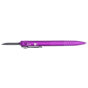 CobraTec Gen II Tactical Pen OTF Knife Aluminum Purple