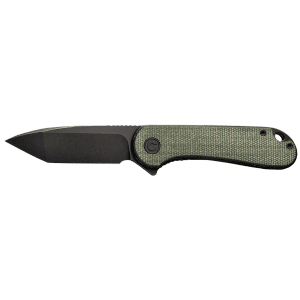 Civivi Elementum Flipper Knife Green Micarta D2 Tanto Blade