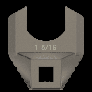 Real Avid Master Grade Titanium AR15 Crowfoot Wrench